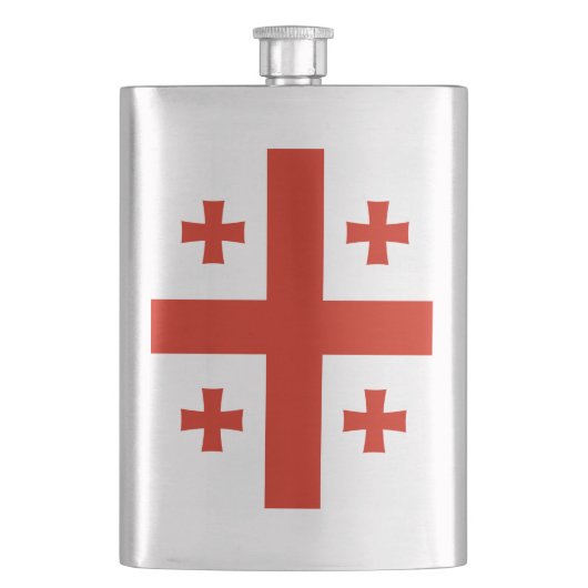 Vlag van Georgië Flacon (Voorkant)