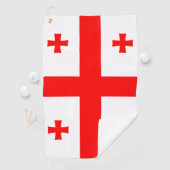 Vlag van Georgië Golfhanddoek (Insitu)