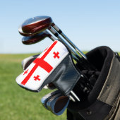 Vlag van Georgië Golfheadcover (Insitu)