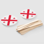 Vlag van Georgië Handwaaier (Niet-gemonteerd)