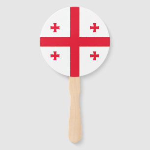 Vlag van Georgië Handwaaier