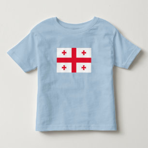Vlag van Georgië Kinder Shirts