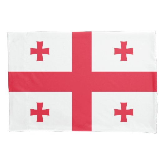 Vlag van Georgië Kussensloop (Voorkant)