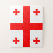 Vlag van Georgië Legpuzzel (Verticaal)
