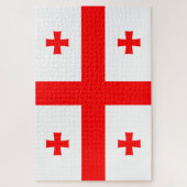 Vlag van Georgië Legpuzzel (Verticaal)