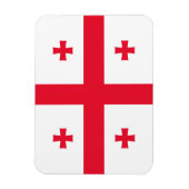 Vlag van Georgië Magneet (Verticaal)