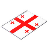 Vlag van Georgië Notitieboek (Linkerzijde)