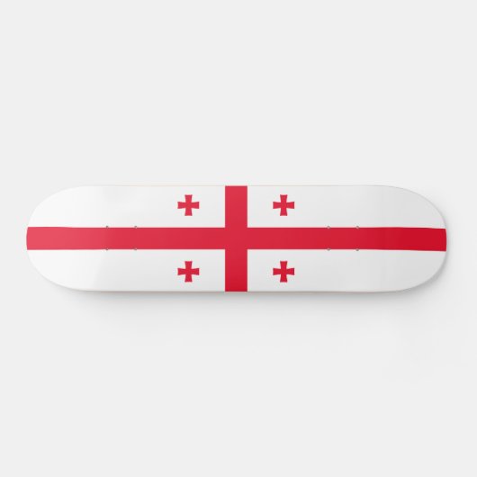 Vlag van Georgië Persoonlijk Skateboard (Horizontaal)