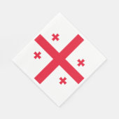 Vlag van Georgië Servet (Hoek)