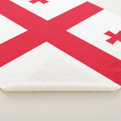 Vlag van Georgië Sherpa Deken (3/4)