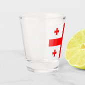 Vlag van Georgië Shot Glas (Links)