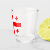 Vlag van Georgië Shot Glas (Rechts)