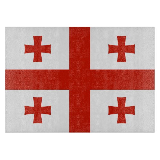 Vlag van Georgië Snijplank (Voorkant)
