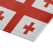 Vlag van Georgië Snijplank (Hoek)
