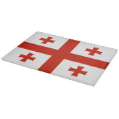 Vlag van Georgië Snijplank (Hoek)