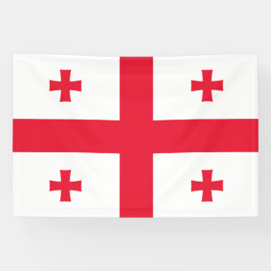 Vlag van Georgië Spandoek