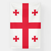 Vlag van Georgië Spandoek (Verticaal)