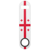 Vlag van Georgië Speed Flessenopener (Voorkant)