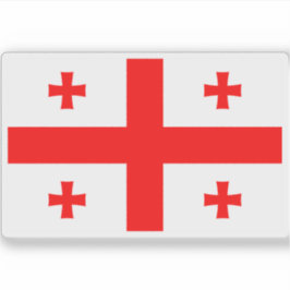 vlag van Georgië Sticker