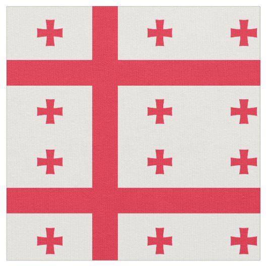 Vlag van Georgië Stof (Close Up)