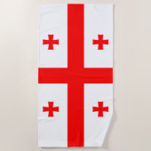 Vlag van Georgië Strandlaken (Voorkant)