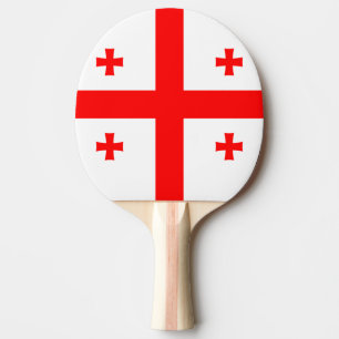 Vlag van Georgië Tafeltennisbatje