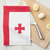Vlag van Georgië Theedoek (Quarter Fold)