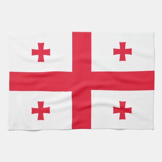 Vlag van Georgië Theedoek (Horizontaal)