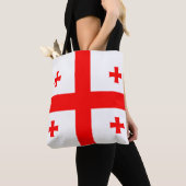 Vlag van Georgië Tote Bag (Dichtbij)