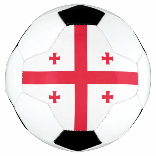 Vlag van Georgië Voetbal (Voorkant)