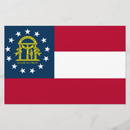 Vlag van Georgië (VS-staat) Briefpapier