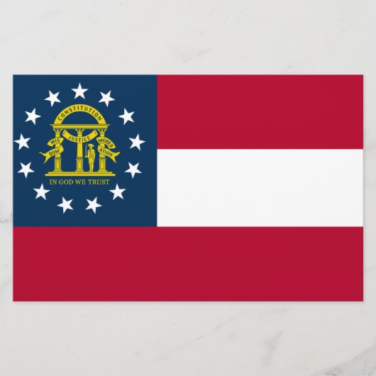 Vlag van Georgië (VS-staat) Briefpapier (Voorkant)