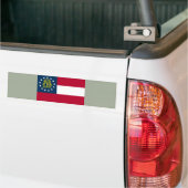 Vlag van Georgië (VS-staat) Bumpersticker (Op Truck)