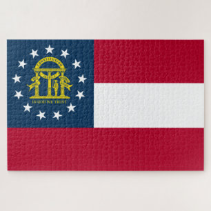 Vlag van Georgië (VS-staat) Legpuzzel