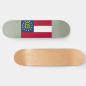 Vlag van Georgië (VS-staat) Persoonlijk Skateboard (Horizontaal)