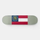 Vlag van Georgië (VS-staat) Persoonlijk Skateboard (Horizontaal)