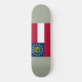 Vlag van Georgië (VS-staat) Persoonlijk Skateboard