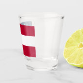 Vlag van Georgië (VS-staat) Shot Glas (Rechts)