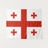 Vlag van Georgië Wandkleed (Voorkant (horizontaal))