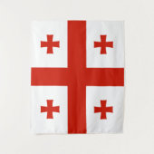 Vlag van Georgië Wandkleed (Voorkant)