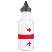 Vlag van Georgië Waterfles (Links)