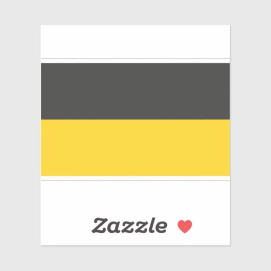 Vlag van Gera, Duitsland Sticker (Vel)