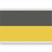 Vlag van Gera, Duitsland Sticker (Voorkant)