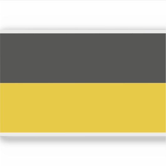 Vlag van Gera, Duitsland Sticker (Voorkant)