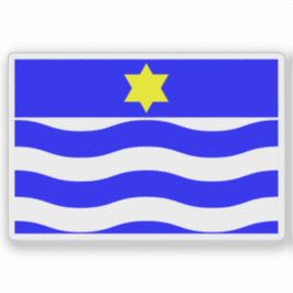 Vlag van Għajnsielem, Malta Sticker