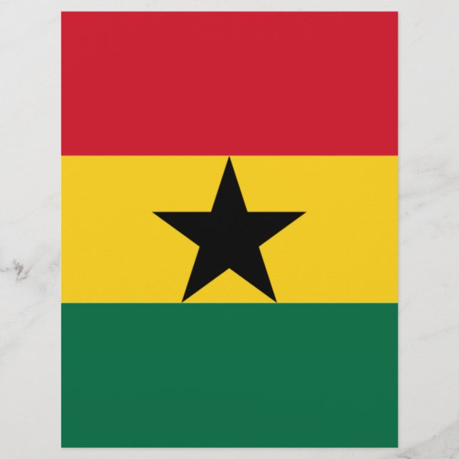 Vlag van Ghana (Voorkant)