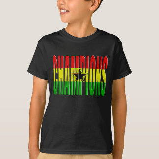 Vlag van Ghana Africa 2010 Champions shirten T-shirt