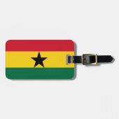 Vlag van Ghana Bagagelabel (Voorkant horizontaal)