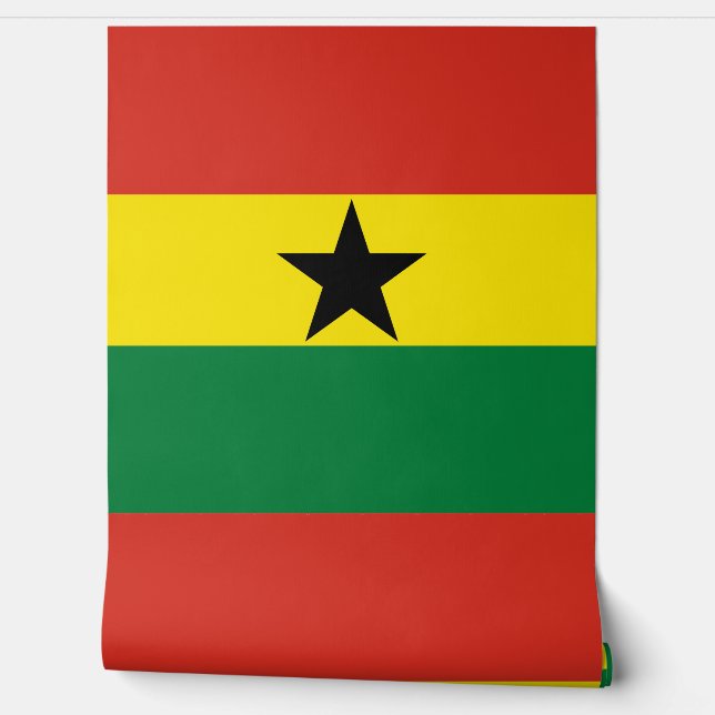 Vlag van Ghana Behang (Afrollen)