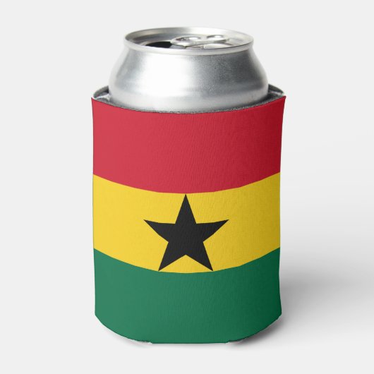 Vlag van Ghana Blikjeskoeler (Blikje Voorkant)